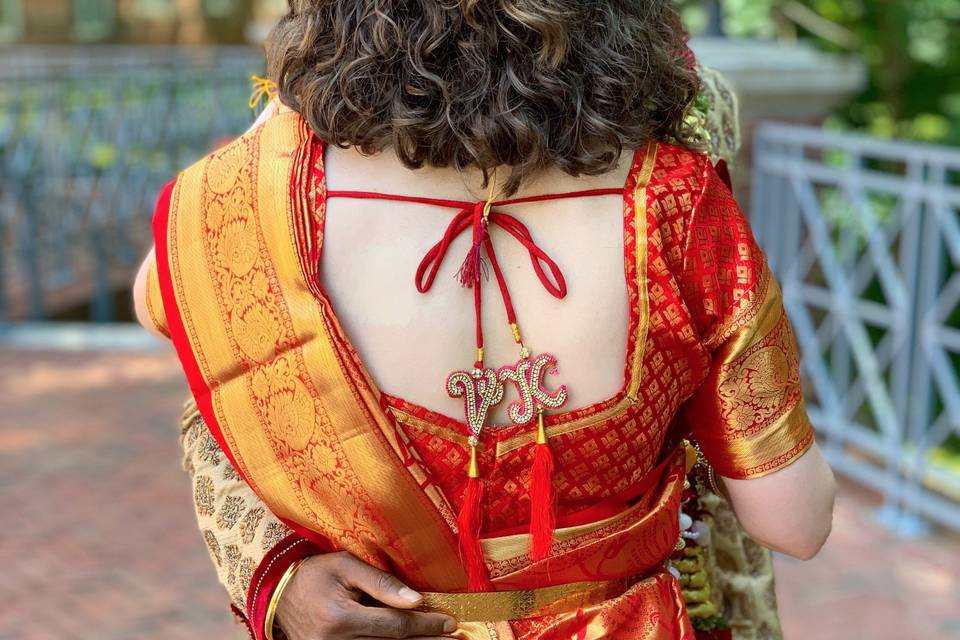 Indian Wedding Sari Details