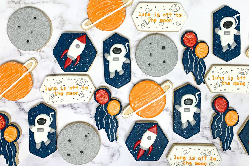 Themed cookies