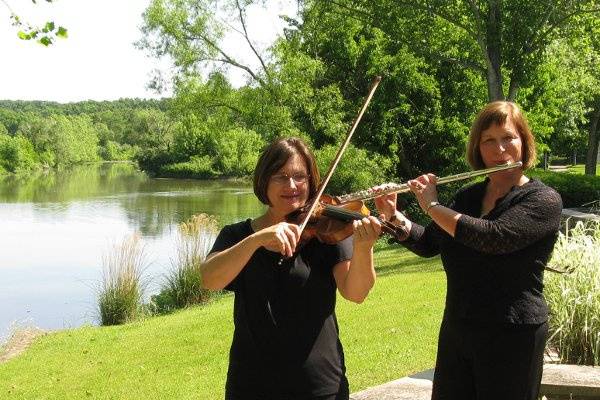 Violin and flute duo