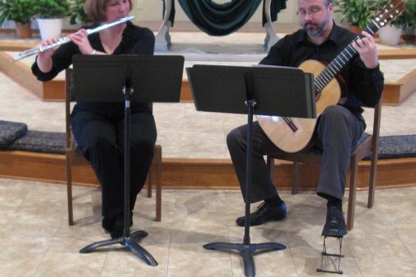 Flute and guitar duo
