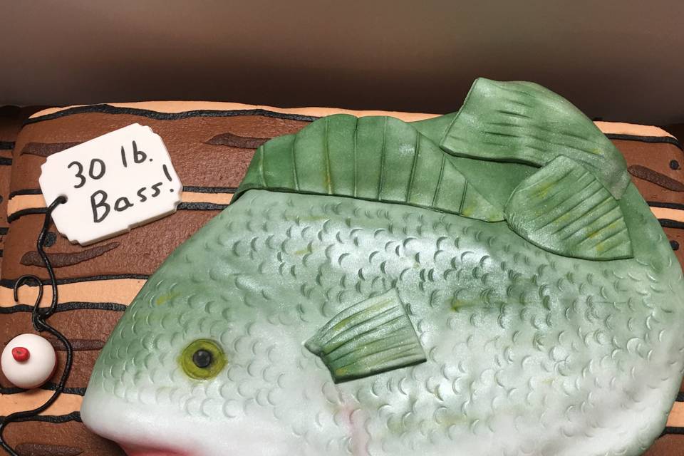 Novelty fish cake