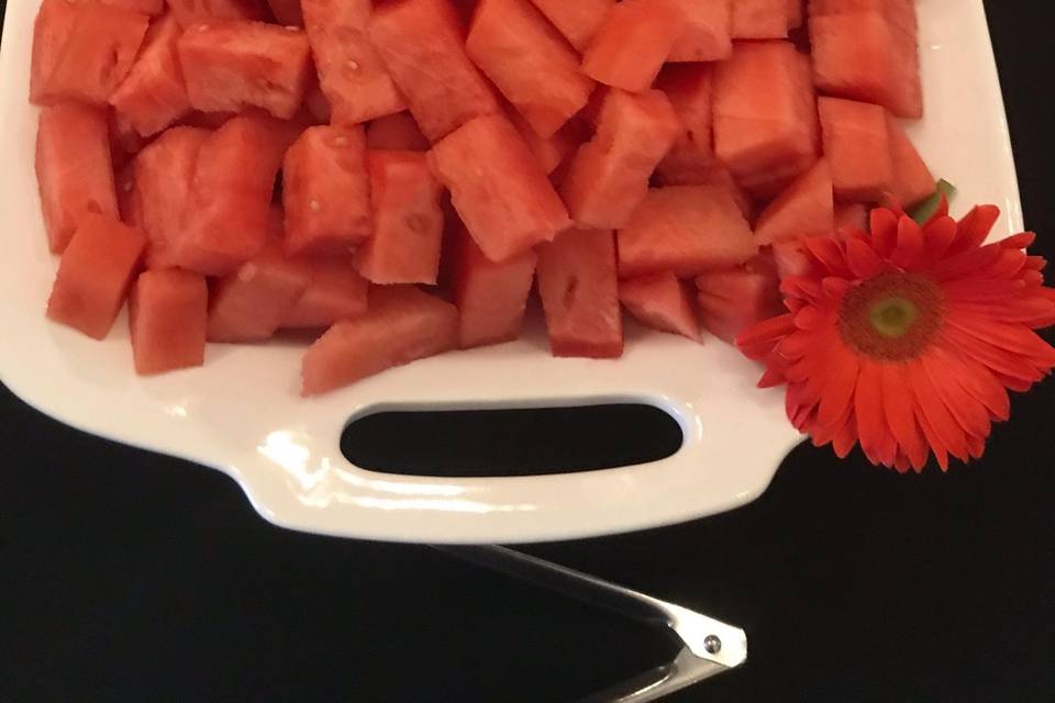 Fresh chopped fruit for loved ones