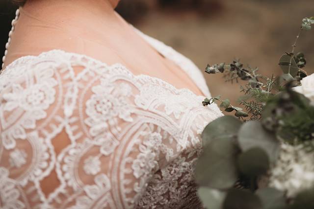 Bridal updo