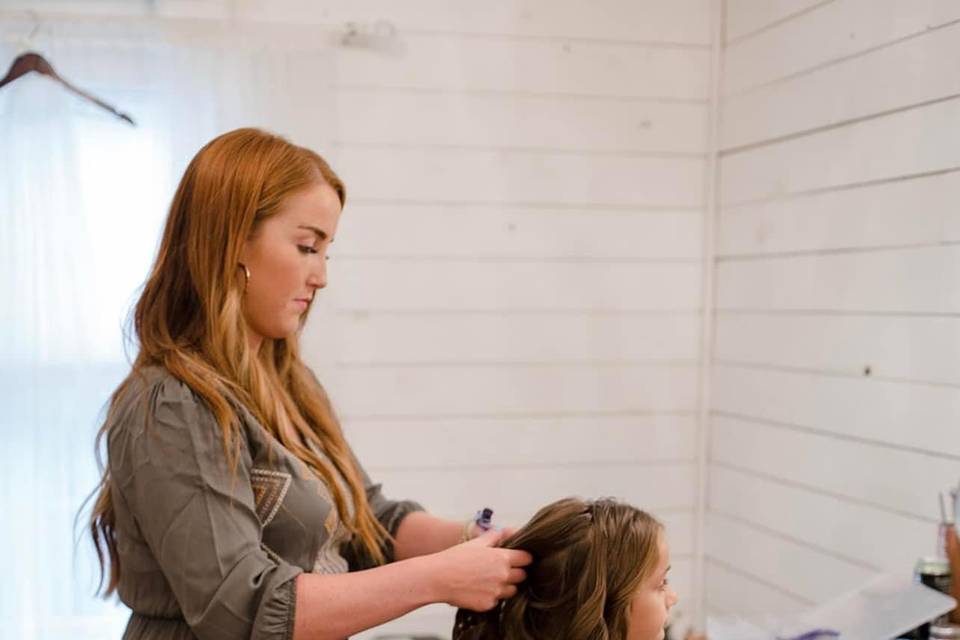 Flower girl styling