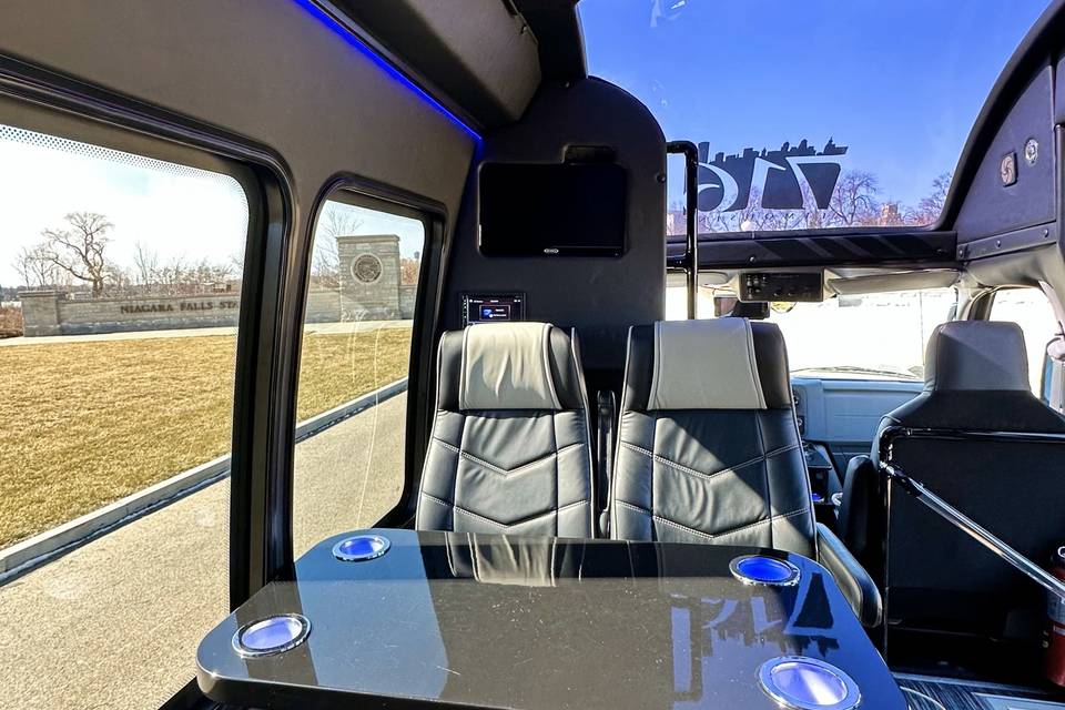 Interior executive bus