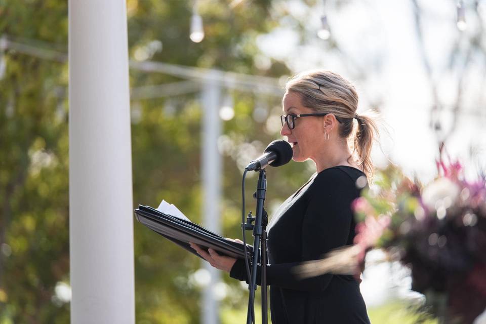 Lori Dahl, Wedding Officiant