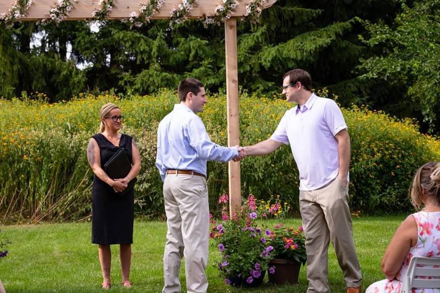 Lori Dahl, Wedding Officiant