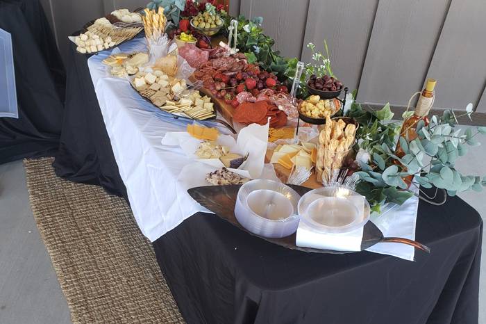 Meat and cheese display