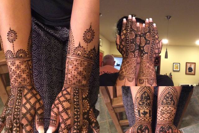 Bridal mehndi