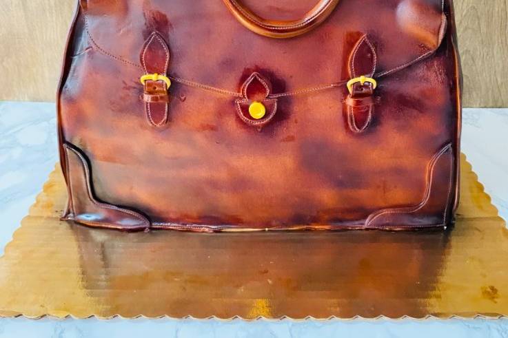 Briefcase groom's cake