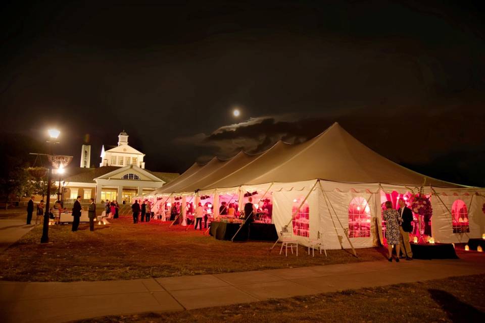 Pole Tent Wedding Reception