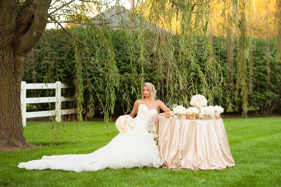 Blush Sweetheart Tablescape