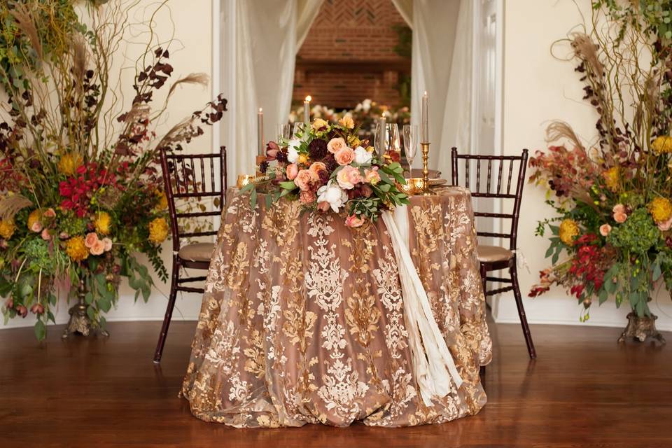 Fall Sweetheart Table