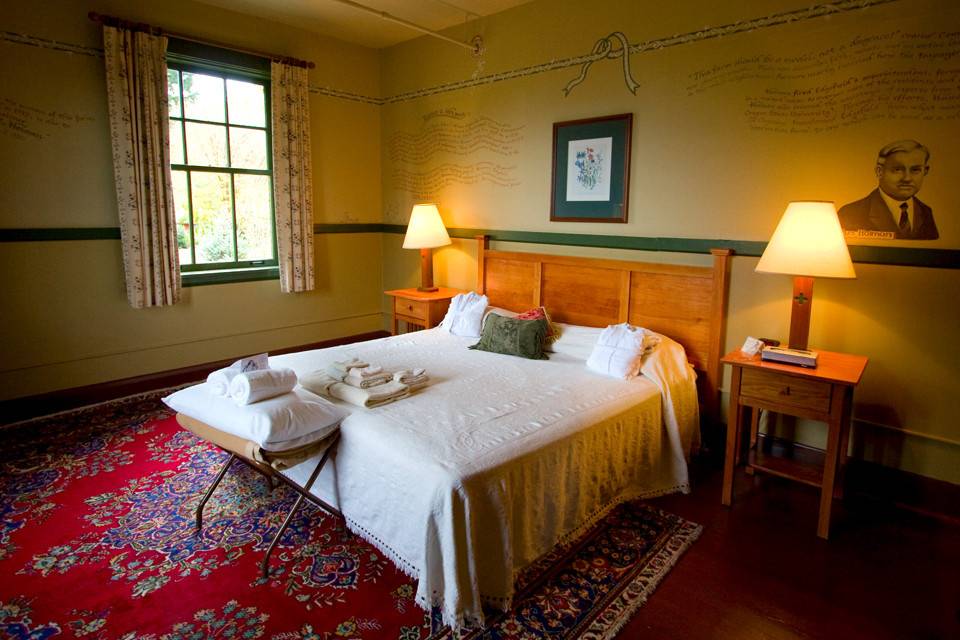 Guest Room in the Main Lodge at McMenamins Edgefield