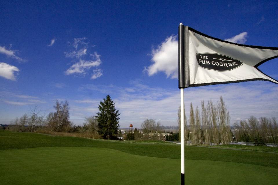 Flag on the Pub Course at McMenamins Edgefield