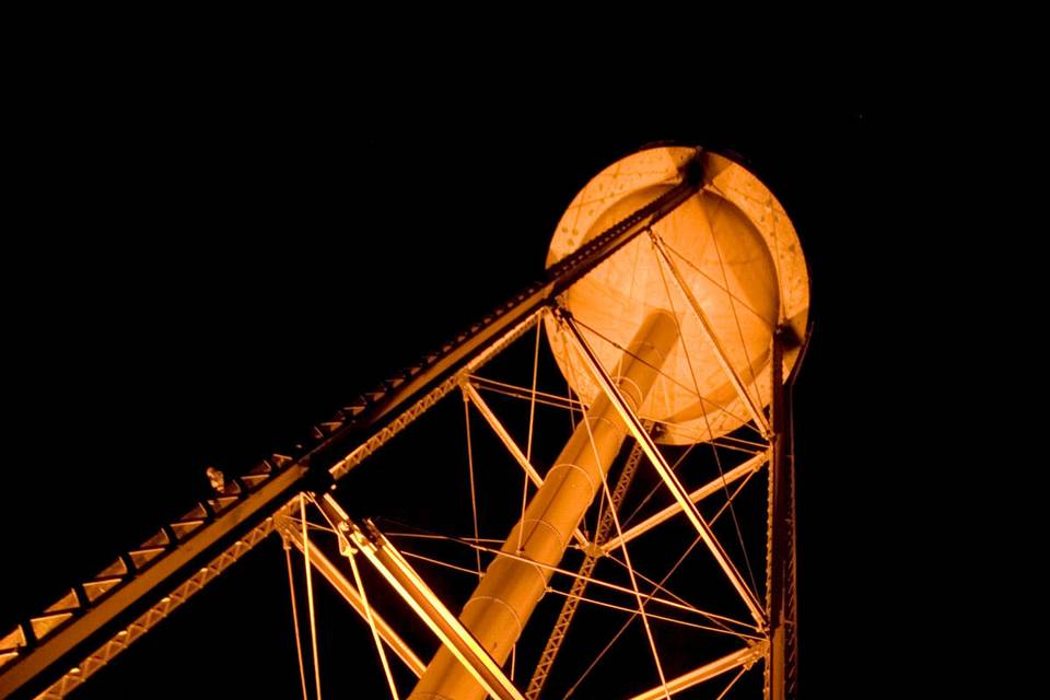 Water Tower at Night, McMenamins Edgefield