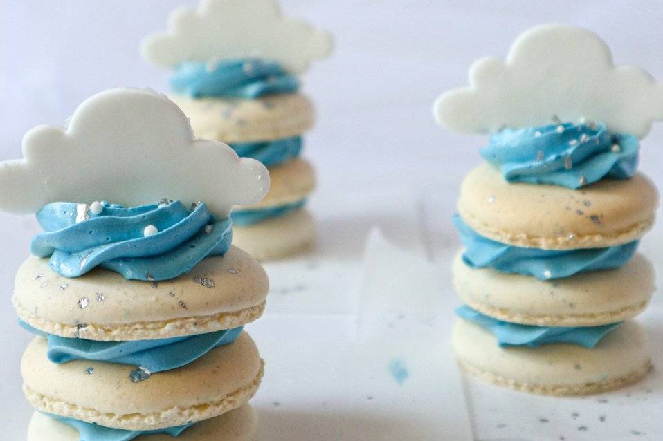 Cloud Macaron Stacks