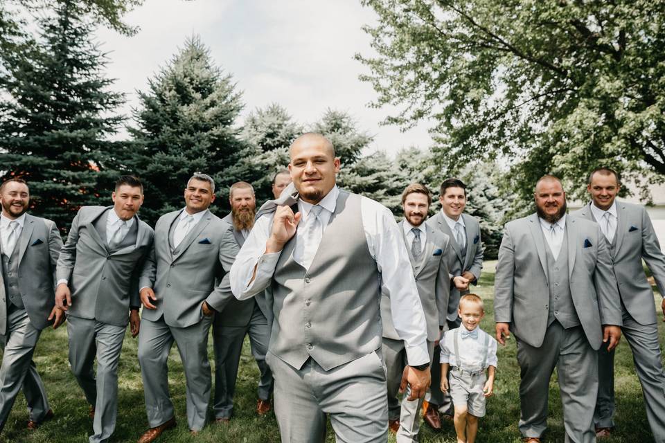 Groom and Groomsmen