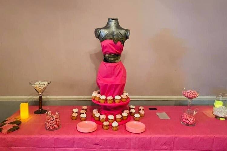 Decor with cupcakes