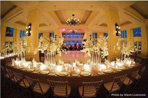 Wedding reception and dance floor