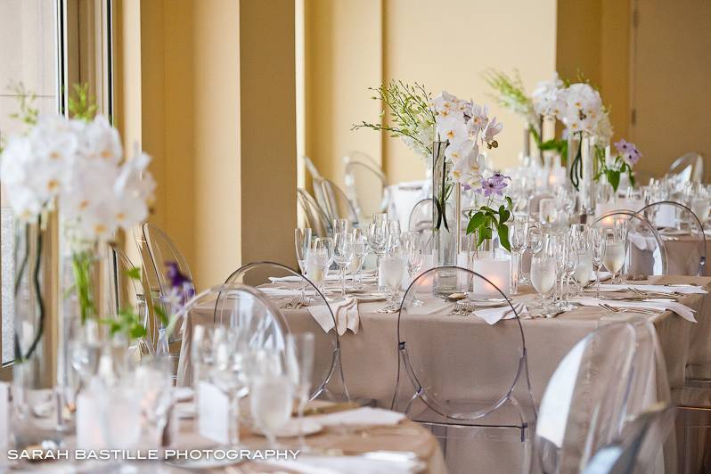 Wedding reception and dance floor