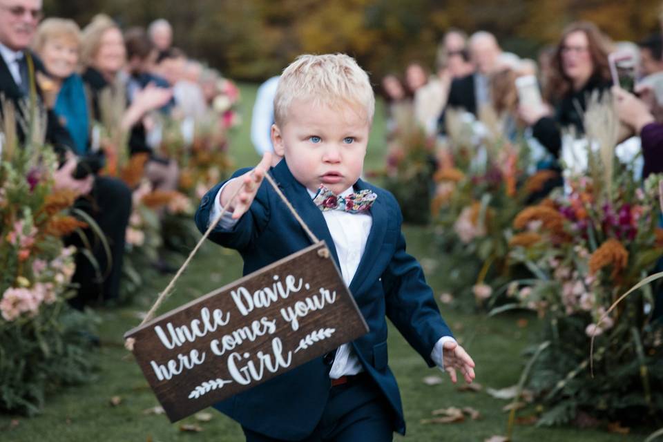 Cutest ring bearer