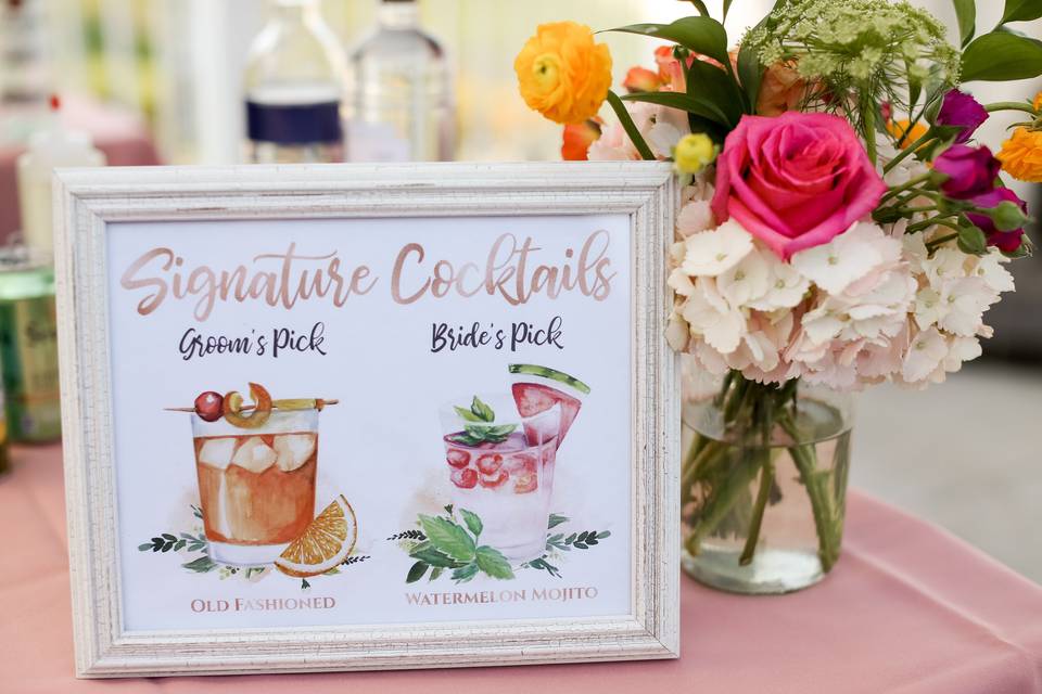 Signature cocktails