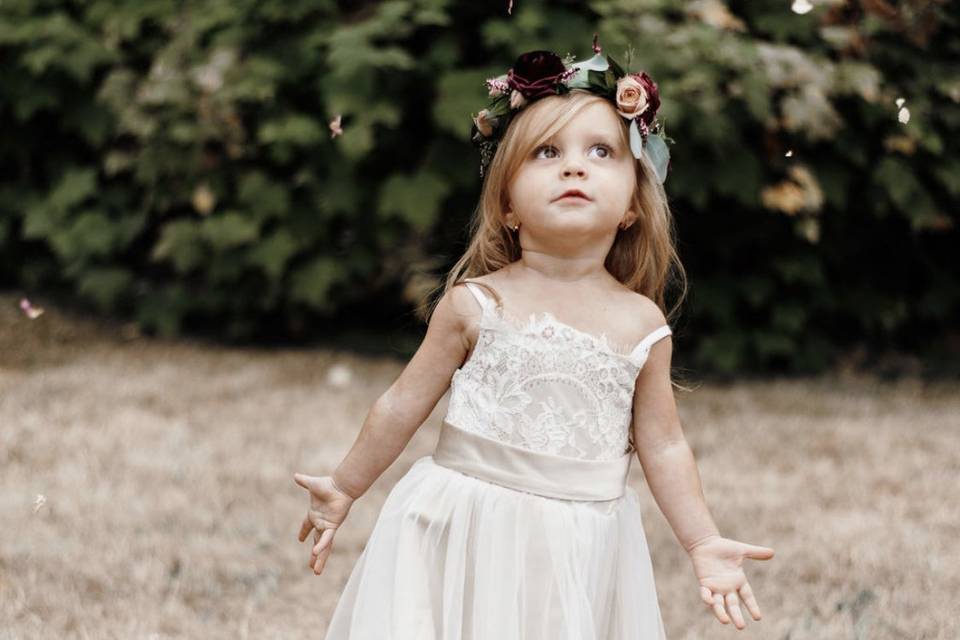 Flower Girl Crown