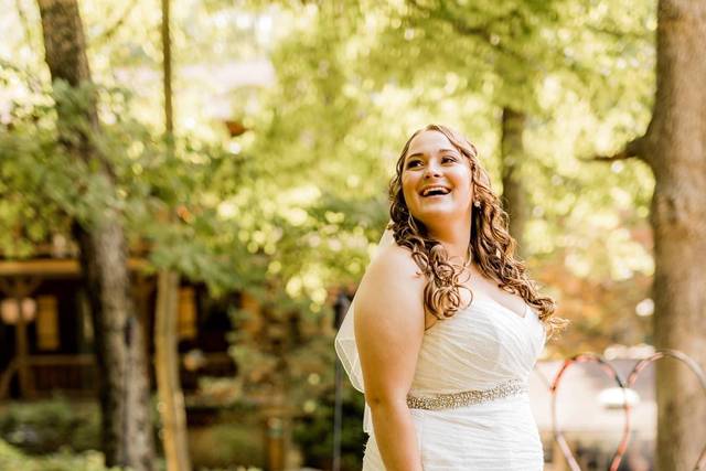 Smiling bride