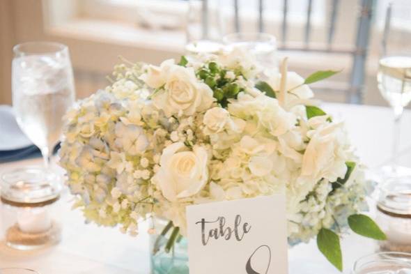 Table number card