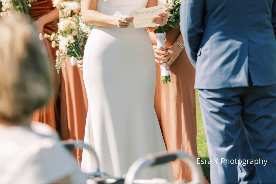 Bride Saying Vows
