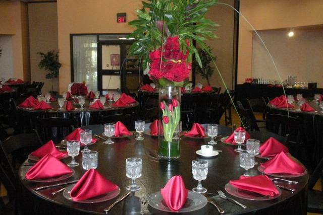 Dining area set-up