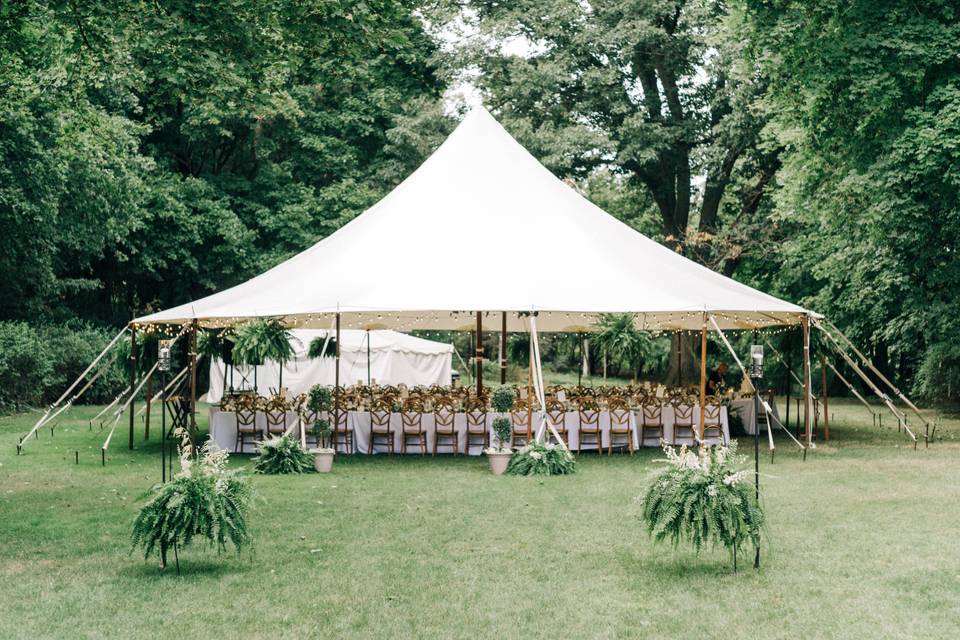 Sailcloth tent