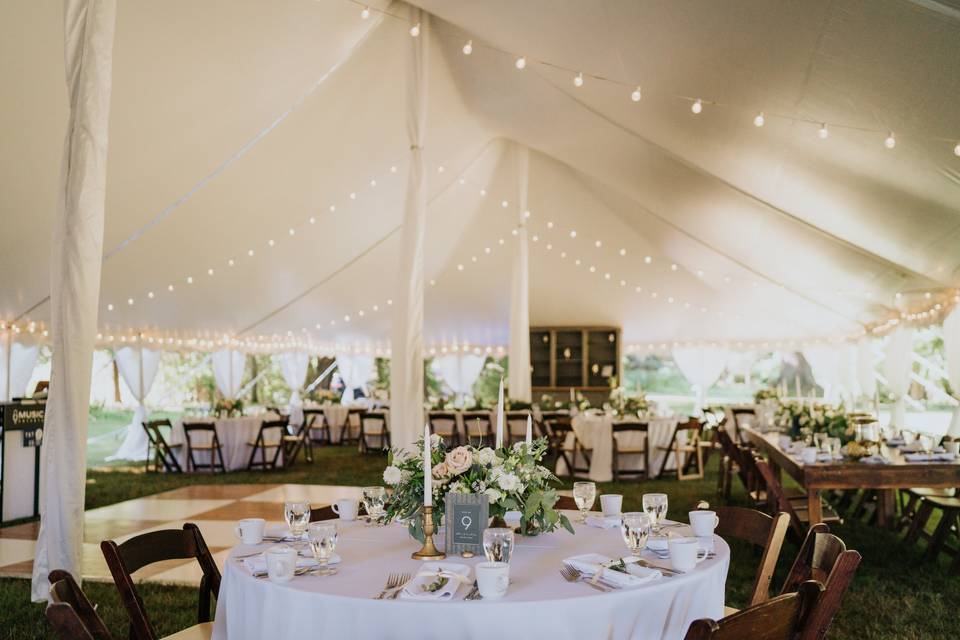 Pole tent Wedding