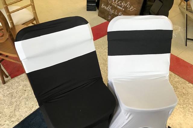 Spandex Chair Covers with Sash