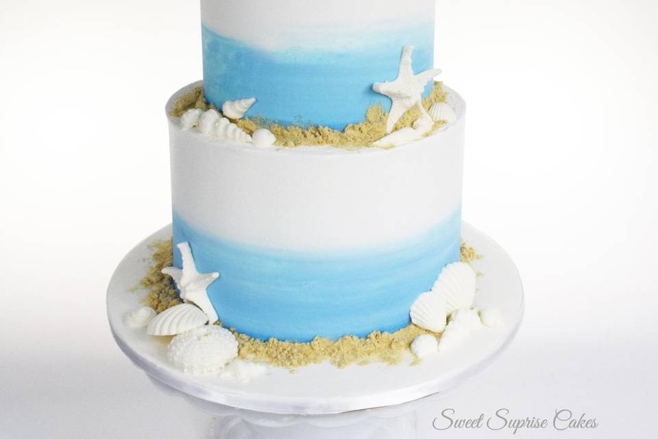 Beach Themed Cake – Harvard Sweet Boutique Inc