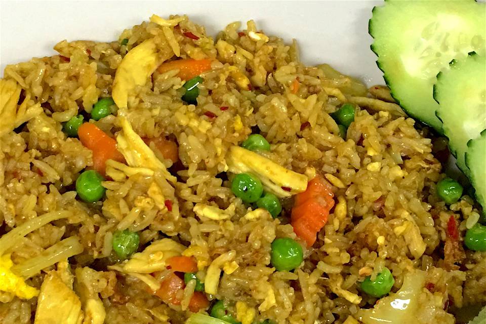 Curry fried rice (VG)