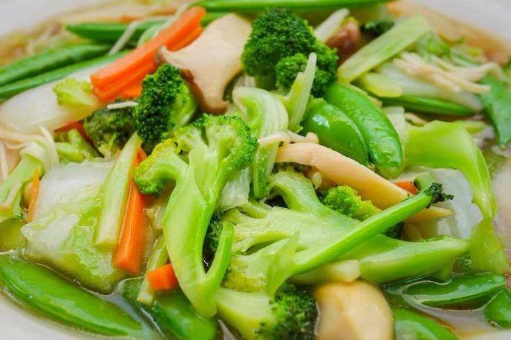 Stir-fried mixed vegetables