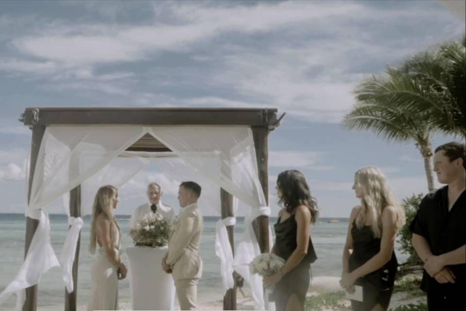 Ceremony in Playa del Carmen