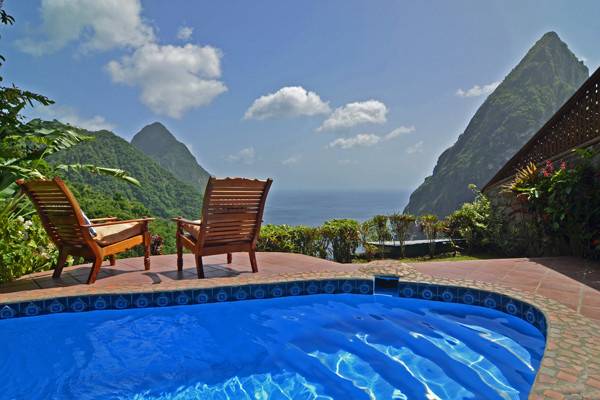 One of our favorite honeymoon spots, St. Lucia.