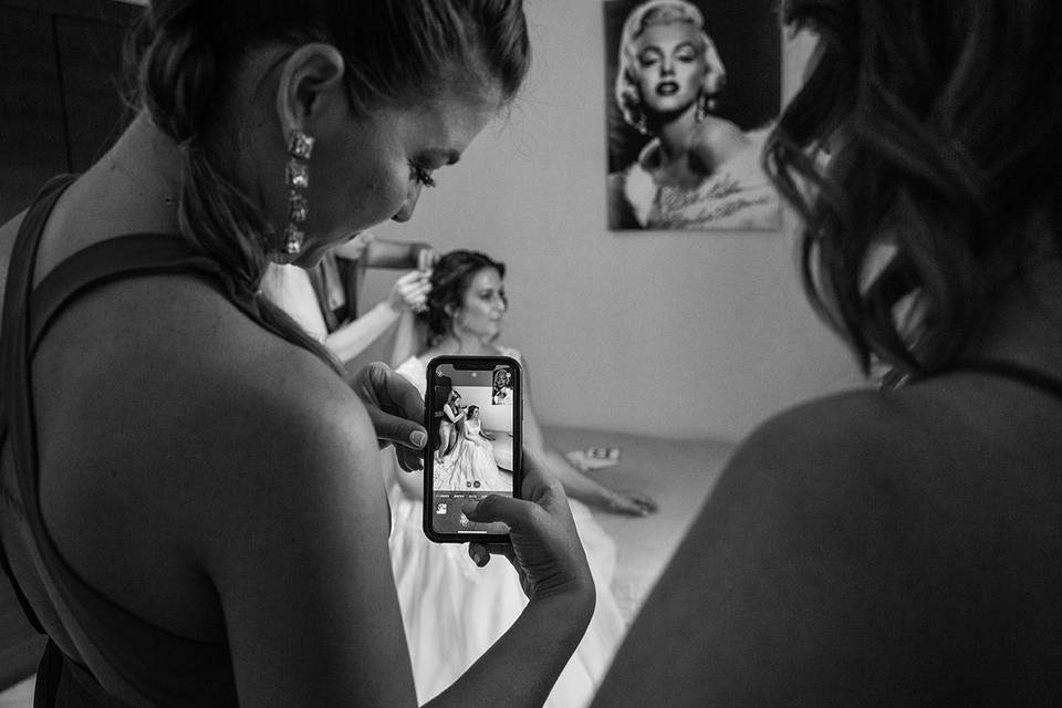 Preparation of the bride