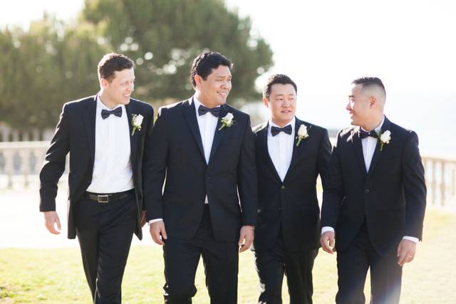 Groom and groomsmen