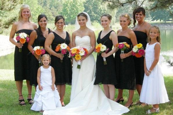 Gerbera Daisies shine at the Marriott Linclonshire Resort