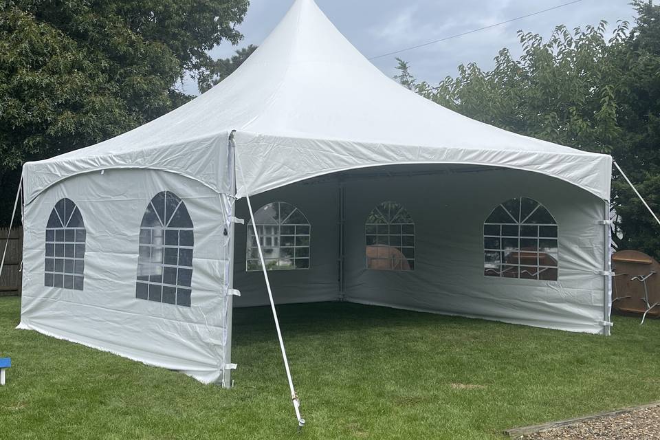 20x20 tent with sidewalls