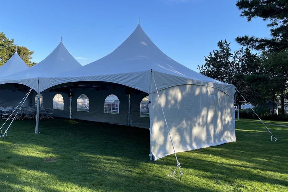 20x60 Tent and Gutters