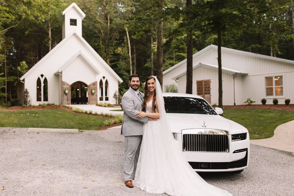 Rolls Royce Wedding Couple