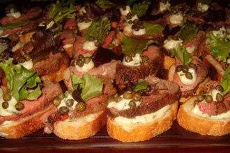 Beef Tenderloin Crostini