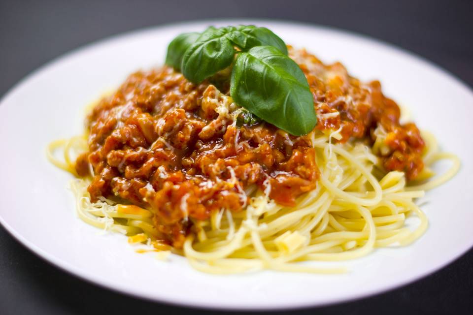 Italian Pasta with a Bolognese sauce