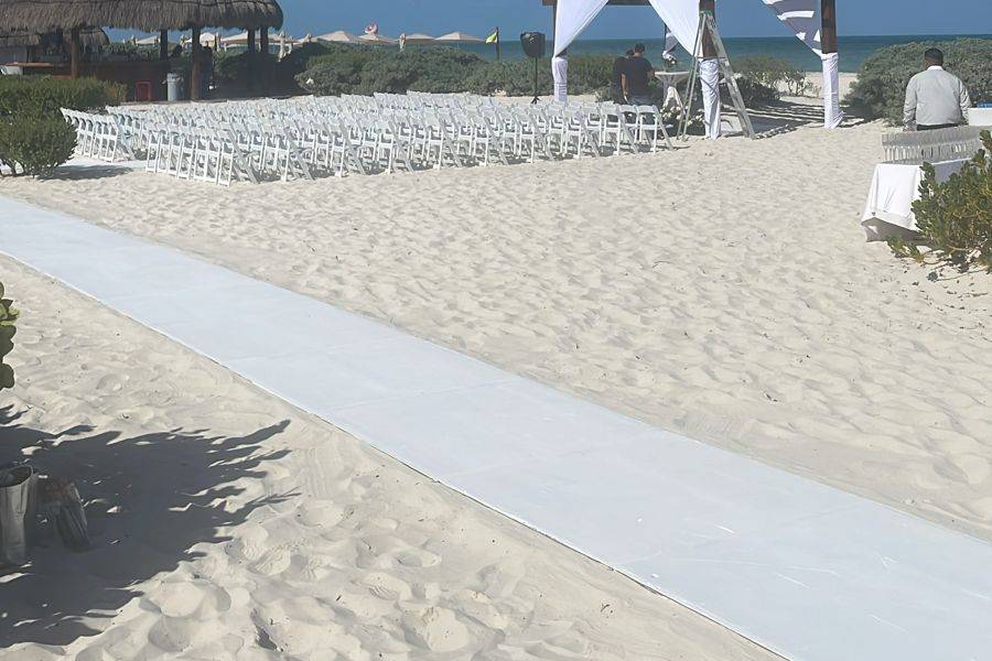 Wedding Set-up in Mexico