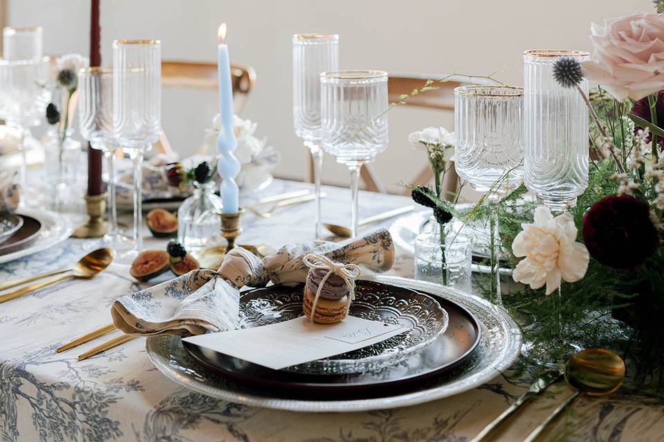French inspired table scape